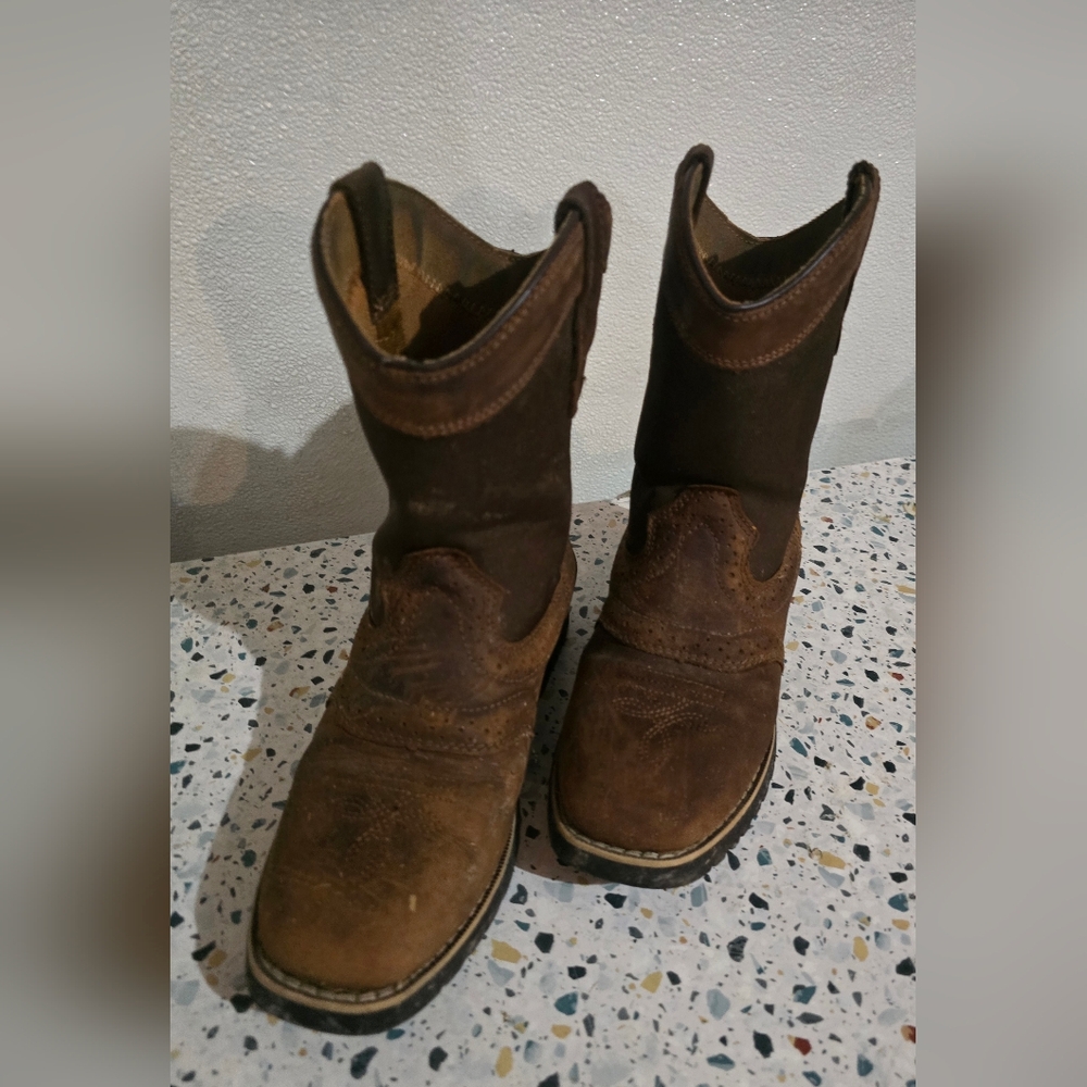 Kids Brown Cowboy Boots